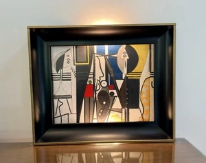 Vintage elektrischer Leuchtkasten Picasso Formed Products 4-fach hinterleuchteter Rahmen 60’s MCM - Bild 1 von 22