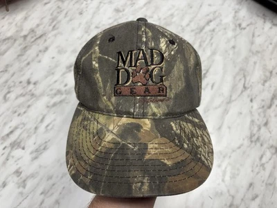 Mad Dog Gear Camuflaje Sombrero Correa Trasera Béisbol Papá Gorra Roble Musgo Roble Roble Caza Años 90 Foto 1 de 4