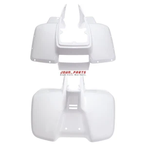 Fit Suzuki LT50 1984-1987 Plastics Front, Rear Fender Set White - Picture 1 of 8