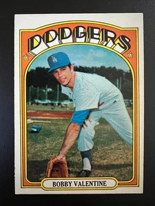 1972 Topps Bobby Valentine #11 Los Angeles Dodgers - Imagen 1 de 2