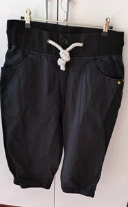 Maui Wowie🐾 Mädels 3/4 Hose** Capri Hose Stoffhose**Schwarz**Kordel**Gr.L-38/40 - Bild 1 von 7