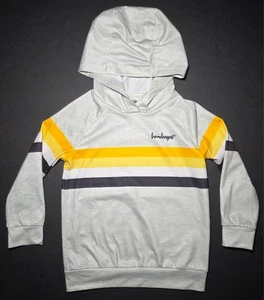Auténtica sudadera con capucha suéter gris amarillo negro Iowa Hawkeyes para niños pequeños talla 2T - Imagen 1 de 10