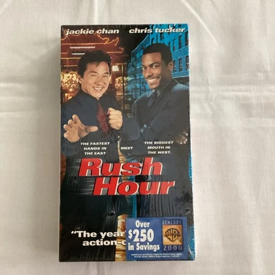 Rush Hour (VHS, 1998) Jackie Chan Chris Tucker BRAND NEW SEALED - Image 1 of 3