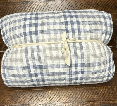 Edredón Pottery Barn Teen Chase Waffle a Cuadros Doble/Doble XL NUEVO SIN ETIQUETAS Leer Foto 1 de 3