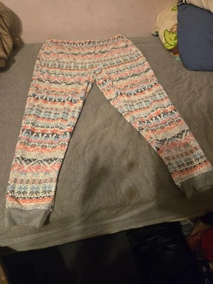 Calça pijama feminina acolchoada de lã Cuddl Duds lounge de inverno aconchegante grande nova sem etiquetas - Imagem 1 de 4