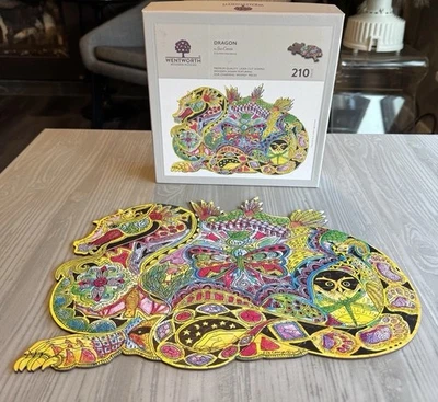 Деревянная лобзик Wentworth - ДРАКОН - SUE COCCIA - 210 штук - полный комплект - Изображение 1 из 4