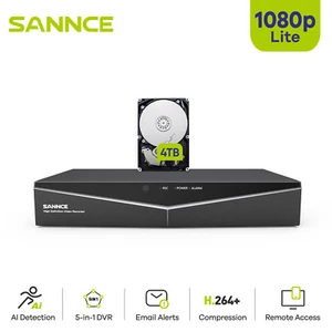 Grabadora de video SANNCE 16CH/8CH/4CH HD 1080P HDMI DVR para sistema de seguridad para el hogar - Imagen 1 de 25