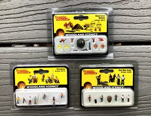 3 Woodland Scenics 1/160 N Scale Scenic Accents Construction Related Sets F/S - Bild 1 von 14