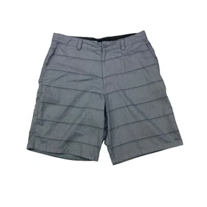 O'Neill Flynn Wandershorts Herren Größe 34 grau gestreift flache Vorderseite - Bild 1 von 7