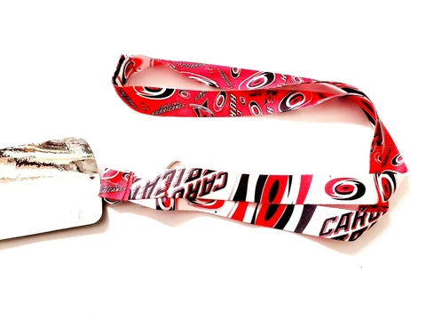 ONE CAROLINA HURRICANES LANYARD KEYCHAIN REVERSIBLE W/ CLIP NHL LICENSED NEW Cover
