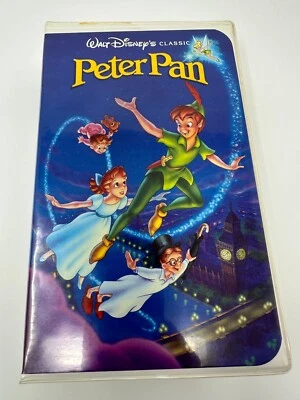 Peter Pan VHS Walt Disney Black Diamond Edition Used Foto 1 de 2
