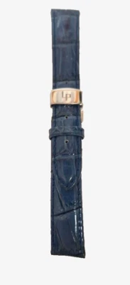 Lucien Piccard Replacement Watch Band Blue Leather Quick Release NWOT - Image 1 of 4