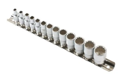 Laser 7590 Bi-Hex Standard Socket Set 13pc 1/4"D 4-14mm - Image 1 of 4