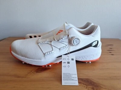 ZAPATOS DE GOLF ADIDAS ZG23 BOA PARA HOMBRE TALLA 11 BLANCO NARANJA NEGRO GY9716 (Z) NUEVOS Foto 1 de 4
