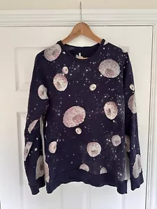 Drop Dead Vintage Space Donuts Jumper Size Small Rare Oli Sykes BMTH - Picture 1 of 5
