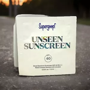 Supergoop! Unseen Sunscreen SPF 40 0.05 oz/ 1.5 ml. Skincare Daily Use Pack - Picture 1 of 3