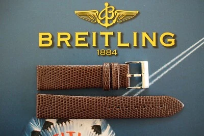 CORREA DE RELOJ EXÓTICA DE 20 MM CON ESTAMPADO DE LAGARTO MARRÓN CORREA DE RELOJ PARA WIDELING Foto 1 de 4