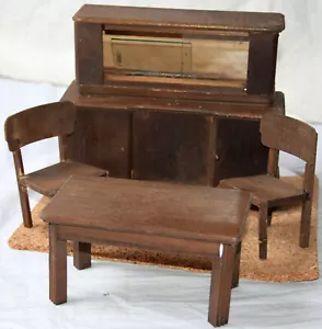 Alte Puppenstubenmöbel Wohnzimmer von ca. 1930-40 - Bild 1 von 4