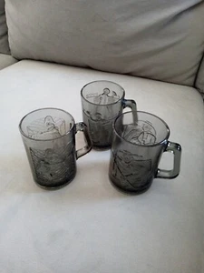 Vintage McDonald's Rauchgrau 12 Unzen Kaffeebecher Menge (3) - Bild 1 von 8