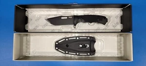 SOG Seal FX Fixed Knife 4.25" CPM S35VN Steel Full Tang Blade Black Nylon Handle - Picture 1 of 7