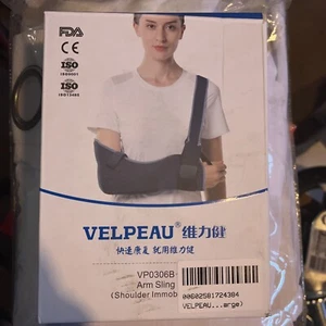 VELPEAU Armschlinge Schulter Wegfahrsperre Rotator Manschette Unterstützung Bandage Größe LARGE 25 - Bild 1 von 3