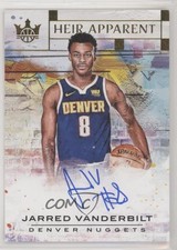 2018-19 Panini Court Kings Heir Apparent /199 Jarred Vanderbilt Rookie Auto RC