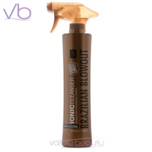 BRAZILIAN BLOWOUT Ionic Cleanser Spray 475ml, Anti Residue Professional Shampoo - Picture 1 of 2