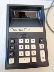 VNTG ELDORADO DIRECTOR TWO ELECTRONIC CALCULATOR W/MANUAL~WORKS GREAT~EX COND - Picture 1 of 7