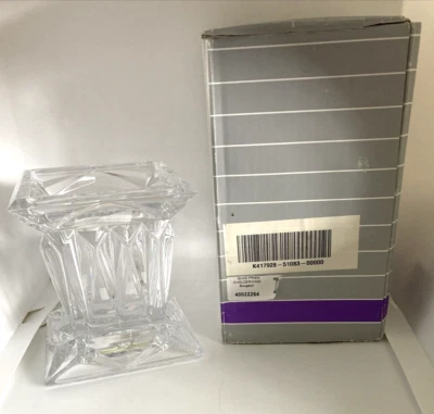 Waterford Crystal Marquis Quad Prism Candle Holder/Vase Box Has Wear - Image 1 of 4