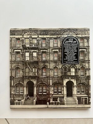 Led Zeppelin - Physical Graffiti US Stereo 2 LPs w/Hype Sticker In Shrink - Image 1 of 4