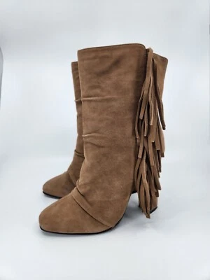 GIUSEPPE ZANOTTI ALABAMA BOTINES WESTERN FLECOS GAMUZA VAQUERA EE. UU. 7 EUR 38 Foto 1 de 4