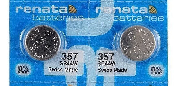 2 pilas de botón originales Renata SR44W 357 Foto 1 de 1