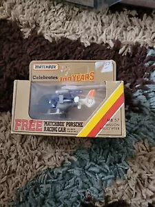 MATCHBOX MB57 Mission Helicopter 100 Years Box diecast 1985 RARE B1 - Picture 1 of 4