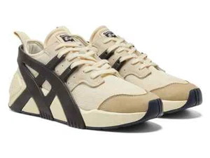 Asics Onitsuka Tiger BIG LOGO TRAINER 2.0 1183A795 BIRCH/BLACK Men's Women's - Picture 1 of 8