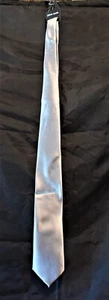 Necktie Pierre Cardin Skinny Narrow Thin Solid Black 58" X 3" 100% Polyester - Picture 1 of 2
