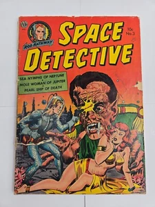 Space Detective #3 Avon Comics 1952 Golden Age Sci-Fi GGA Cover - Bild 1 von 10