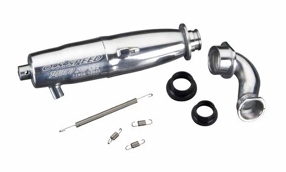OS ENGINES 72106700 O.S. SPEED RC Exhaust Pipe Tuned Silencer T-1050SC L52 PH420 - Image 1 of 1