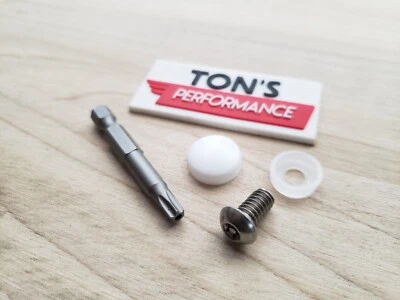 Harley Davidson Anti Theft Seat Bolt Mounting Rear Fender With Cap Sturgis Lock - Image 1 of 4