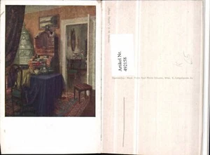 492158,Künstler AK K.M. Schuster Mein Heim Zimmer Innenansicht - Picture 1 of 1