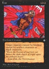 4x Fear MTG Ice Age NM Magic Regular