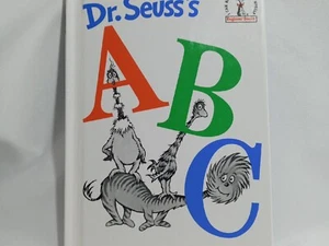 Dr Seuss's ABC 1963 1st Edition BCE Vintage Beginners Book Child's Alphabet Tool - Picture 1 of 15
