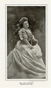 1909 Original Opera Stars Luisa Tetrazzini & Louise Gunning Magazine Portraits - Picture 1 of 2