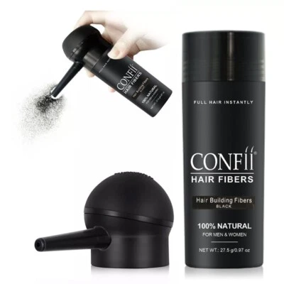 CONFII® Hair Building Fibres + Applicator Pump | Best Quality | 27.5g