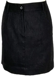 TOMMY HILFIGER Women's Gray Short Skirt - Size 10 - Picture 1 of 8