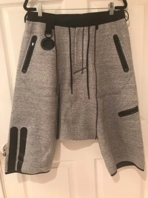 Pantalones Cortos Y-3 3 Rayas Entrepierna Caída Tech Gris M y3 Yohji Yamamoto Adidas Foto 1 de 4