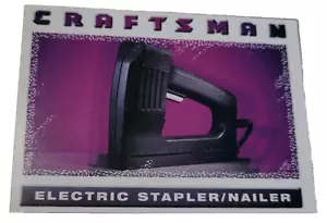 1994 Craftsman Trading Card #26 Electric Stapler / Nailer (I6 - Picture 1 of 2