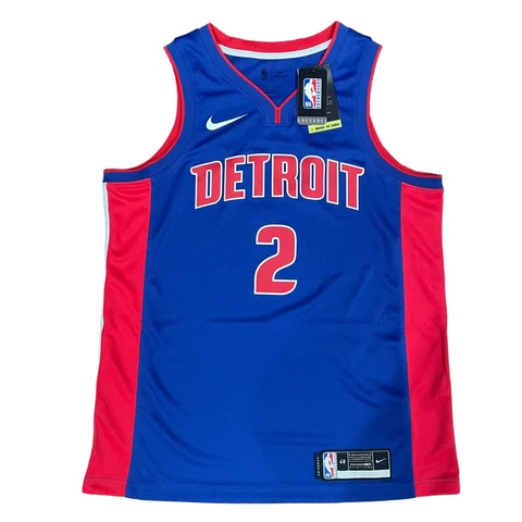 Cade Cunningham Nike Detroit Pistons Basketball Swingman Jersey, Size Large NWT Cover