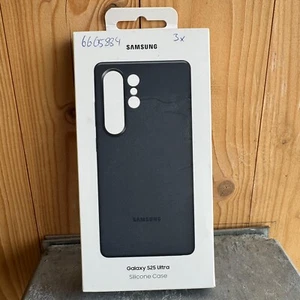 Funda de Silicona Oficial Original Negra Samsung para Samsung Galaxy S25 Ultra - Reino Unido - Imagen 1 de 7