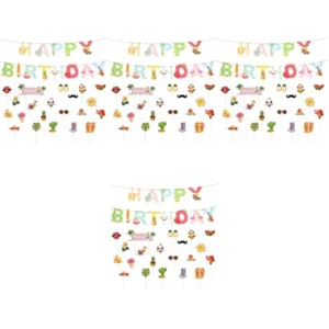 Luau Birthday Sign Luau Party Supplies Pineapple Cupcake Topper - Picture 1 of 12