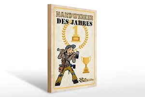 Cartel de madera refrán 30x40cm artesano del año - Imagen 1 de 5